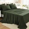 Litanika Dark Olive Green Queen Size Comforter Set - 7