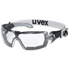 Uvex Pheos Supravision Extreme Safety Glasses with Headband - Transparent/Grey
