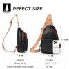LATMAP 7L Sling Bag for Women Men Crossbody Belt Bag