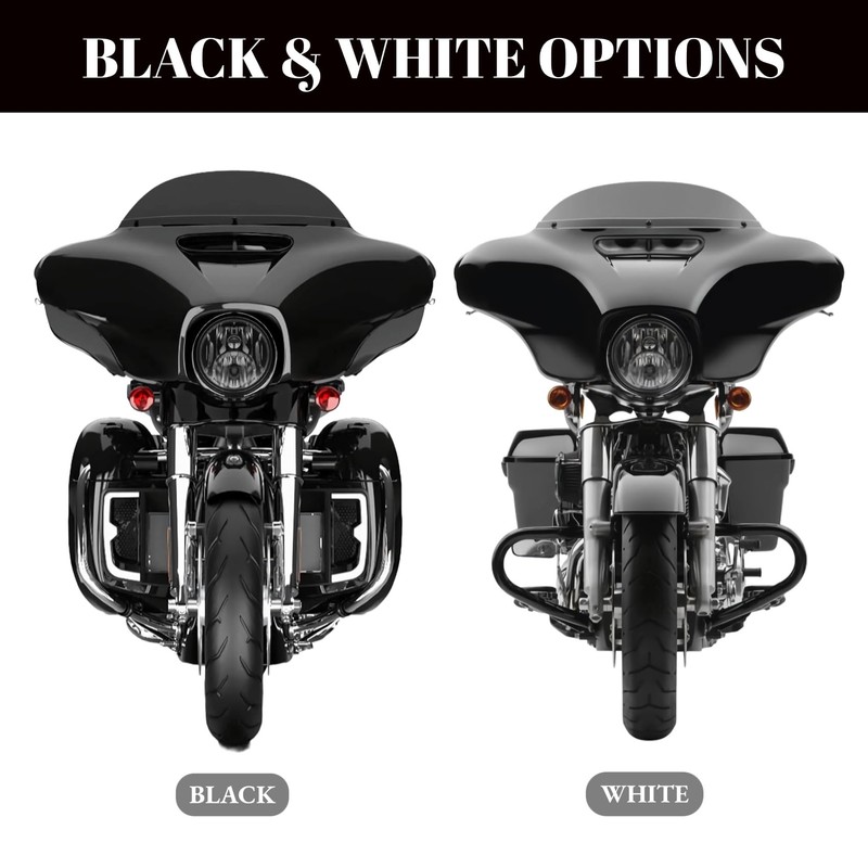 AC-MTORC Batwing Outer Fairing Lower Trim Skirt for Harley Touring