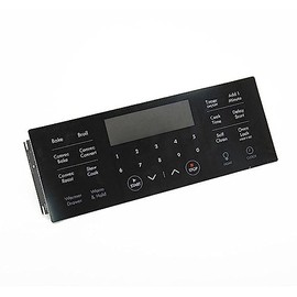 316655001 Range Oven Control Overlay Genuine Original Equipment Manufacturer (OEM) Part Black