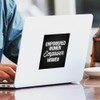 CafePress Empowered Women Empower WOM Square Sticker 3 X 3