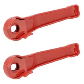 cyclingcolors 2x maniglia valvola rubinetto leva sfera rosso acciaio 3/8"