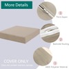 Sqodok Patio Cushion Covers 19x19 Waterproof Outdoor Cushion Covers Replacement