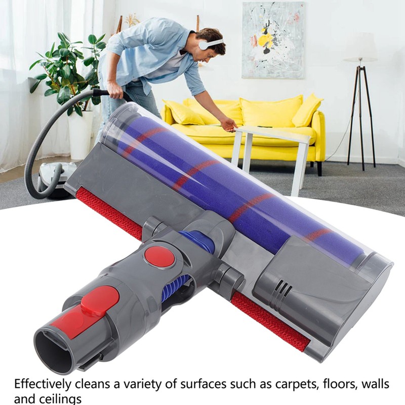 Soft Roller Cleaner Head Vacuum Cleaner Accessories Replacement for V8