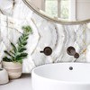 16 pegatinas de azulejos con patrón de mármol para decoración