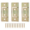 Lashow 6 Pack Bifold Door Hinge Non-Mortise Bi-fold Door Hinges