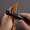 WUTA Leather Burnisher Kit, Ebony Leather Polishing Tool, Leather Polisher