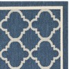 Safavieh Courtyard Navy/Beige Medium Rectangle Rug