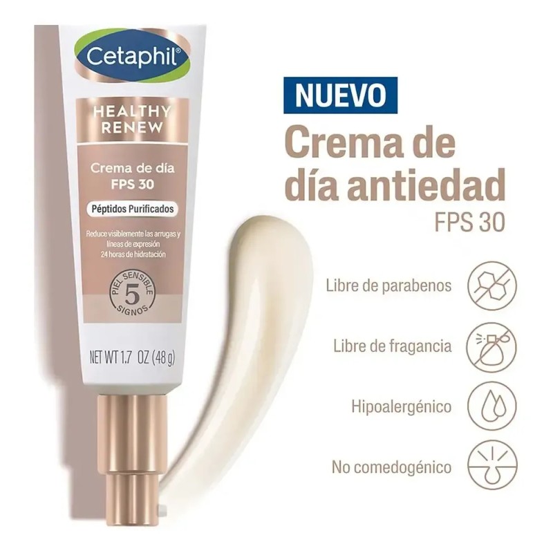 Cetaphil Healthy Renew Crema De Fps30 48g Piel Sensible Día