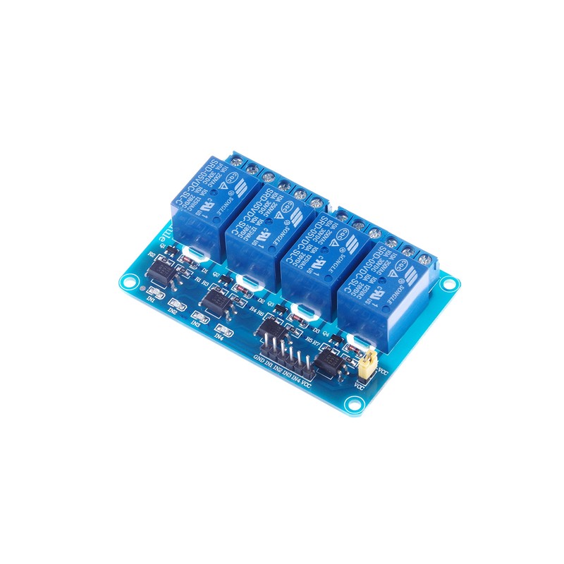 KNACRO 4 Channel DC 5V 10A Low Level Relay Module