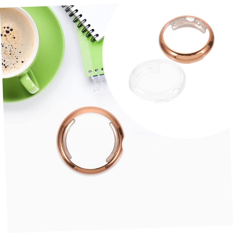 CAXUSD 2pcs Tpu Protective Case for Pixel Watch Full Coverage