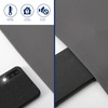 BETTELOOM Small Solid Cozy Blackout Door Window Curtains, Quick and