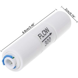 Reverse Osmosis System Check Valve 5 Stage 300PSI Compatible with All Non-Compact Osmosis Systems Osmosis Valve 1/4 for 6mm Pipe