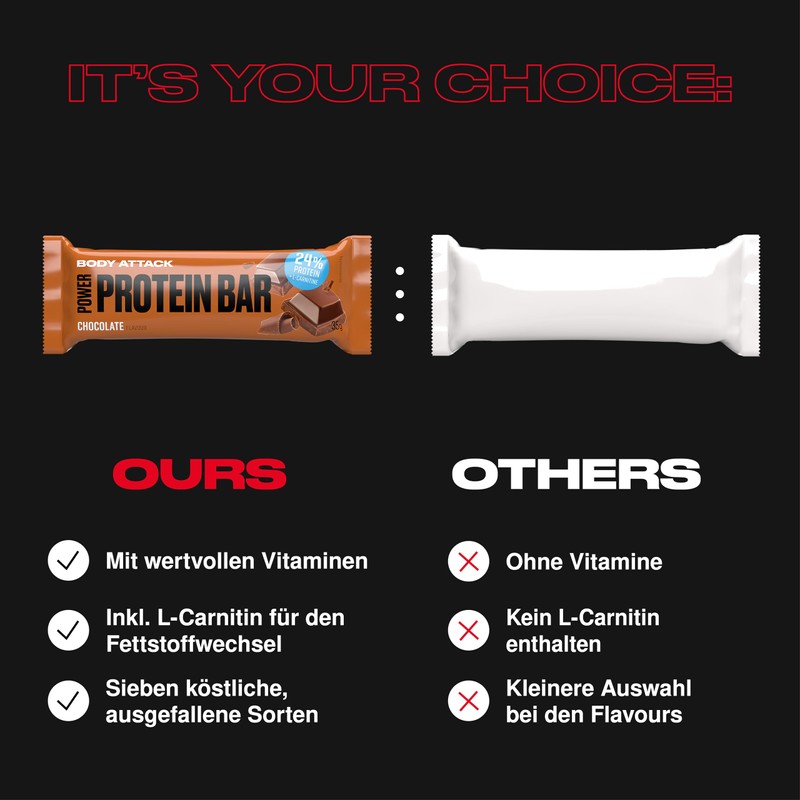 Body Attack Power Protein Caramel Toffee, 24 x 35 g