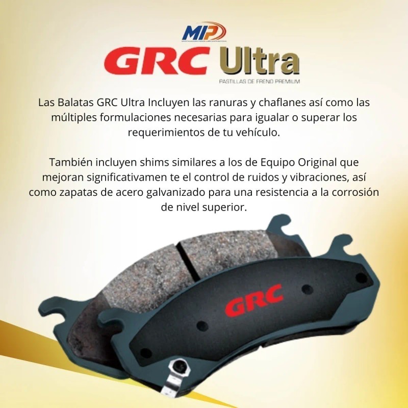 Balatas Delanteras Toyota Gr Supra 2021 Grc Ultra Ceramic