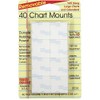 Magic Mounts Removable Chart Mounts, 1" x 1", Pack of