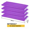 Neuhall Papilotten Hair Rollers Purple 24 Pieces Length 250 mm