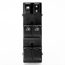 2008-2009-2010-2011-2012-2013-2014 Nissa Murano Power Window Switch Driver Side, Front Left Nissa Murano Master Door Lock Window Control Switch Assembly 25401-1AA0A 25401-1AA0B 25401-1AA0C 901877