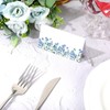 FYSUIMU 100Pcs Spring Floral Place Card 2 x 3.5 Inch