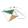 Single Wheel Kite 3D Clipping Simple Assembly Vintage Simple Diamond