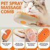 Pet Steam Brush,Cat Dog Hair Remover, Adjustable Pet Hair Remover,Pet
