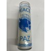 Peace (Paz) Unscented White Pillar Candle in Glass