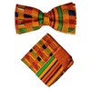 Dupsie's Kente African Print Bow Tie for Men Medium Multicolor