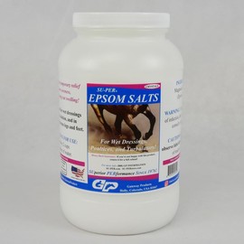 SU-PER Epsom Salts Horse Poultice - Relieves Minor Soreness & Swelling - for Wet Dressings, Poultices, and Tubulators - 8 Pounds