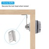 PATIKIL 1-1/8" Combination Cam Lock, 2 Pcs File Cabinet Locks