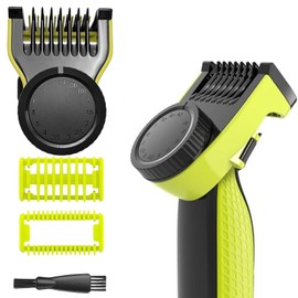 Suweiyuanshiyi 14-in-1 Adjustable Guards Comb, Attachment for Hybrid Electric Trimmer Qp2520 Qp2530 Qp2620 Qp2630, From 0.4 to 10mm Precision Length, With Skin Protector, Body Comb and Cleaning Brush