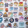 Generic 50Pcs Funny Labor Day Sticker Labor Union Decals Cute
