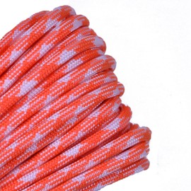 Bored Paracord Brand 550 lb Type III Paracord - Creamsicle 100 Feet
