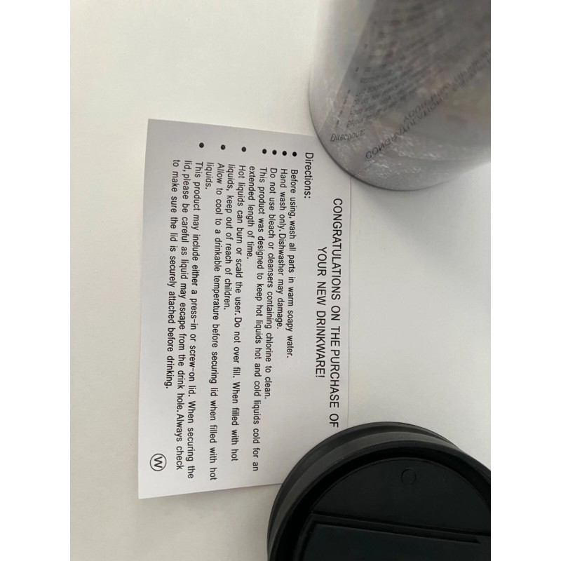 Unbranded Snap on Travel Tumbler Mug Lid 12 oz Hot