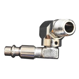 SP720-14M4, Air Tools NPT 1/4" Industrial type Swivel with built-in quick plug, all Steel construction, 100% leak proof, 4 Pieces Pack (not recommended for heavy impact tools)