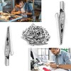 50 PCS Crocodile Alligator Clips, Alligator Clips Electrical, Clamps Silver,