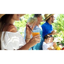 Honey Bear Kitchen Silicone Cocktail Stirs for Tall Drinkware, Set of 2 (Scarlet Eclipse)