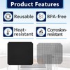 100Pcs Air Fryer Paper Liners, 3Pcs Reusable Oven Liners and