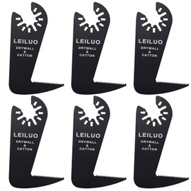 LEILUO 6 Pcs Multitool Blades Drywall & Multi-Material Cutting Universal Multi Tool Accessories Compatible with DeWalt Makita & More