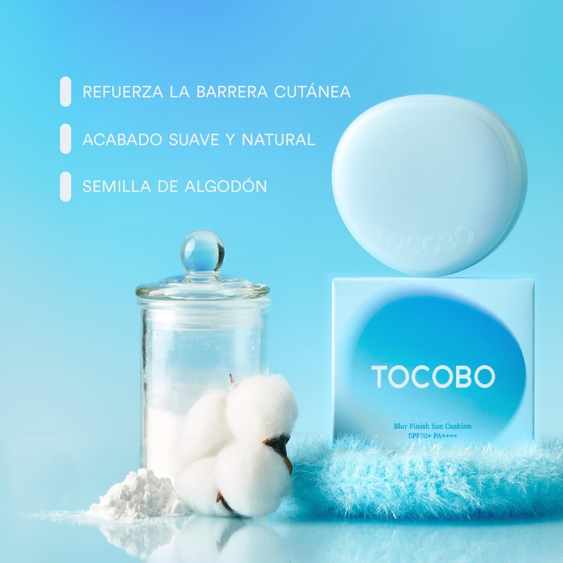 TOCOBO Glow Tone Up Sun Cushion 00 Pure SPF50+ PA++++