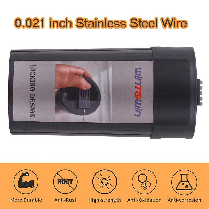 Safety Lockwire .021" (0.53mm),840FT 304 Stainless Steel Twist Safety Lock