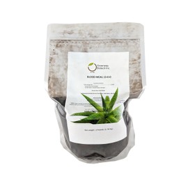 Blood Meal Fertilizer 13-0-0 Nitrogen Fertilizer "Greenway Biotech Brand" 3 Pounds