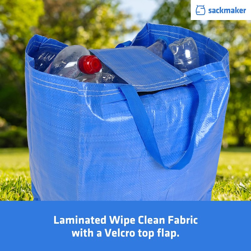 47 Litre Recycling Bag with Top Flap and Handles -