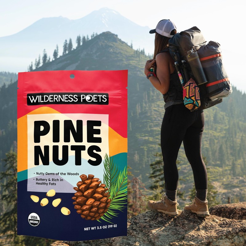 Wilderness Poets, Organic Pine Nuts, Fresh, Sweet, Creamy & Buttery