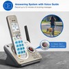 AT&T 4-Handset DECT 6.0 Expandable Cordless Home Phone with Large