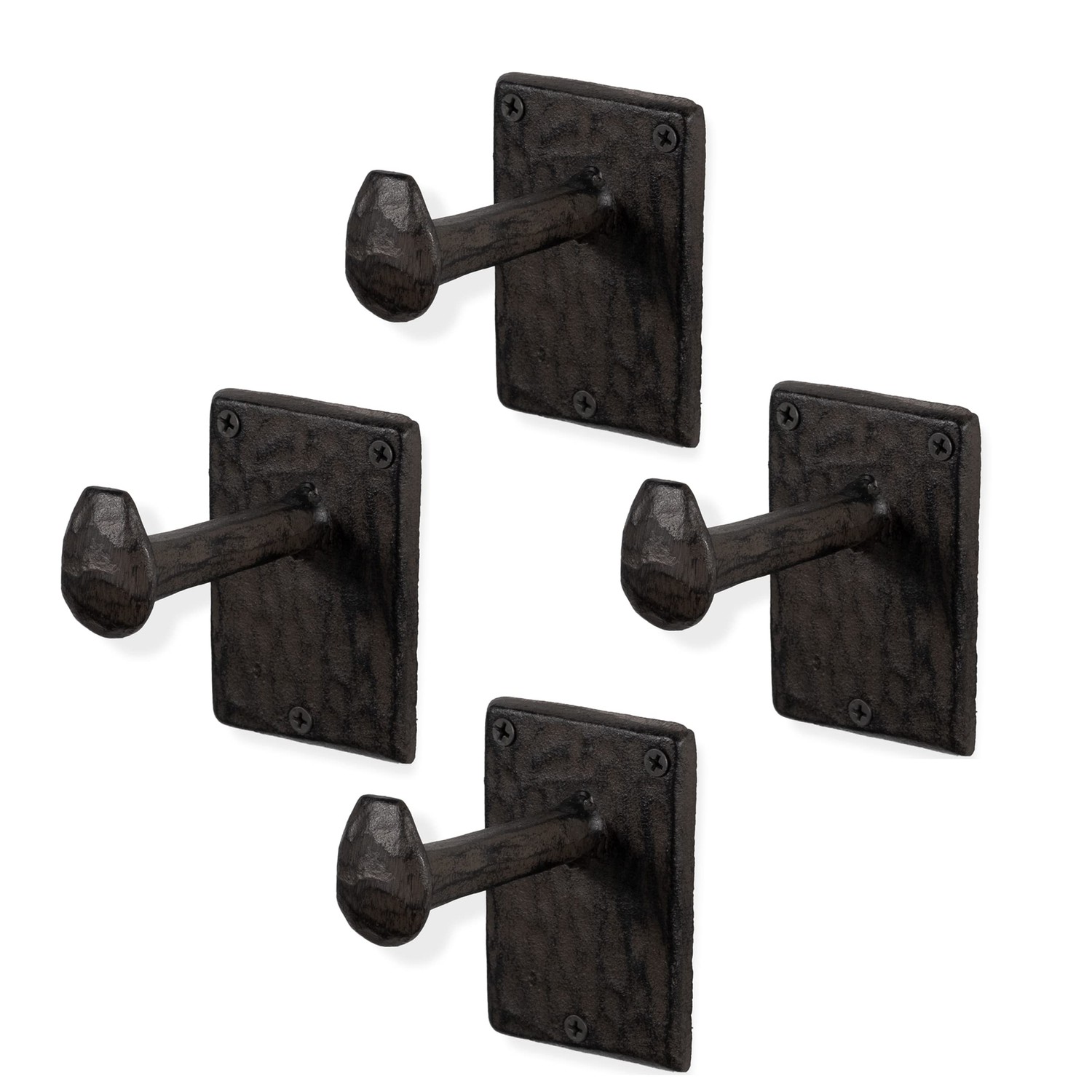 Rustic State Billow Wall Mount Cast Iron Hooks Coat Towel Bag Hat ...