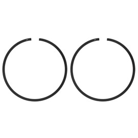M METERXITY 2-Pack Piston Ring Set 52mm x 1.2mm Standard Piston Ring Piston Rings Electric Saw Replaces for Chainsaw Replacement Parts [Black]