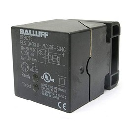Balluff BES021E , Sensor Inductive Block Housing, 40x40, PNP NO, M12 S04, 30mm, Flush
