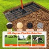 Heavy Duty Lawn Leveling Rake, 30" x 10" Stainless Steel