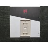 Russound Almond Russound Embossed 'R' Wall Plate for Impedance Series